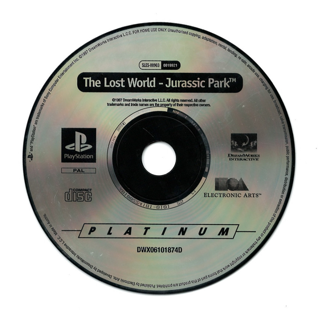 The Lost World Jurassic Park (platinum) (losse disc)