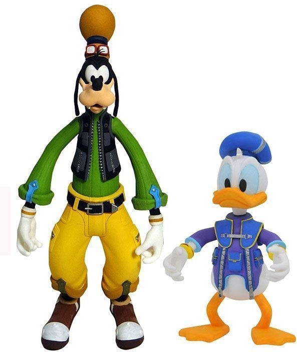 Kingdom Hearts Action Figures - Donald & Goofy