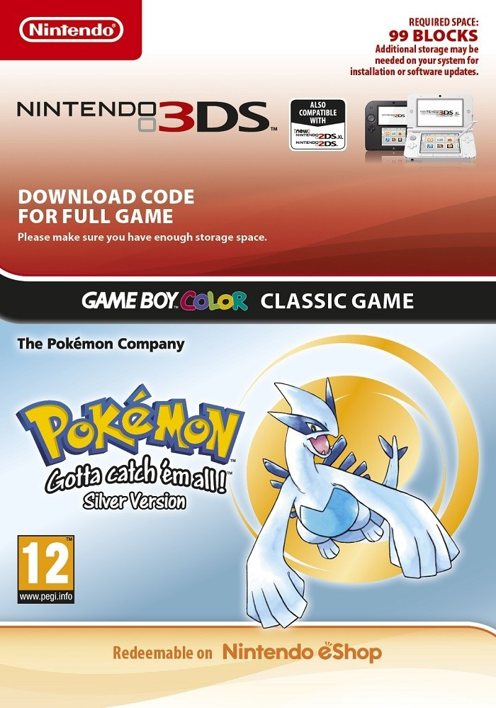 Nintendo Pokemon Silver Version English Virtual Console nintendo kopen in de aanbieding