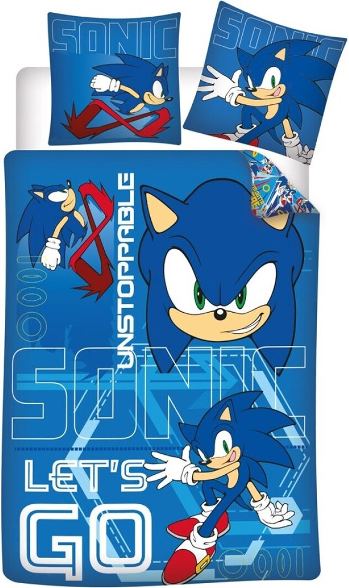 Sonic Dekbedovertrek 140x200 Polykatoen Kussensloop 65x65cm