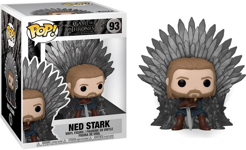 Game of Thrones Pop Vinyl Ned Stark on Iron Throne