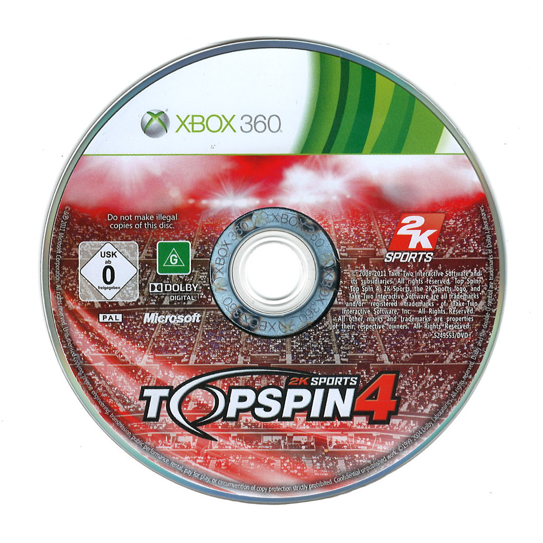 Top Spin 4 (losse disc)