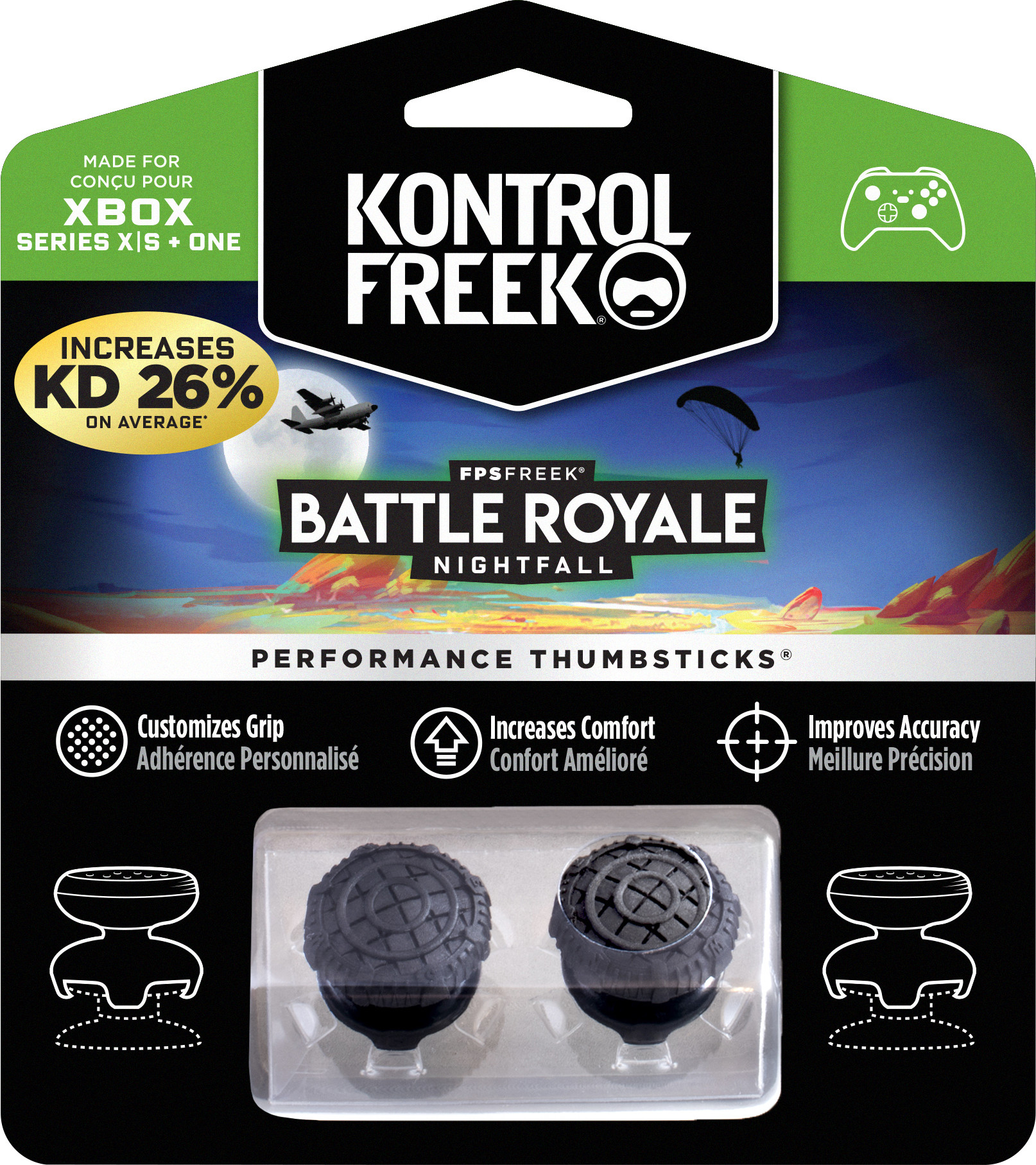 Kontrol Freek  FPS Freek Battle Royale Nightfall Thumbsticks - Xbox Series X|S & Xbox One