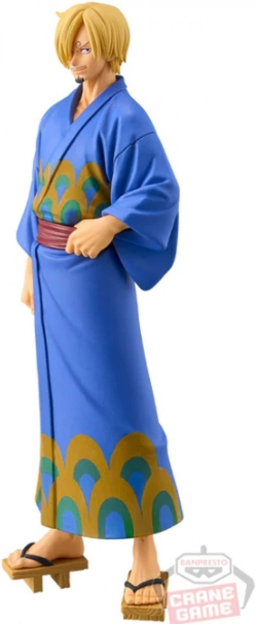 One Piece DXF - The Grandline Series Wanokuni Figure - Sanji Yukata Version afbeelding