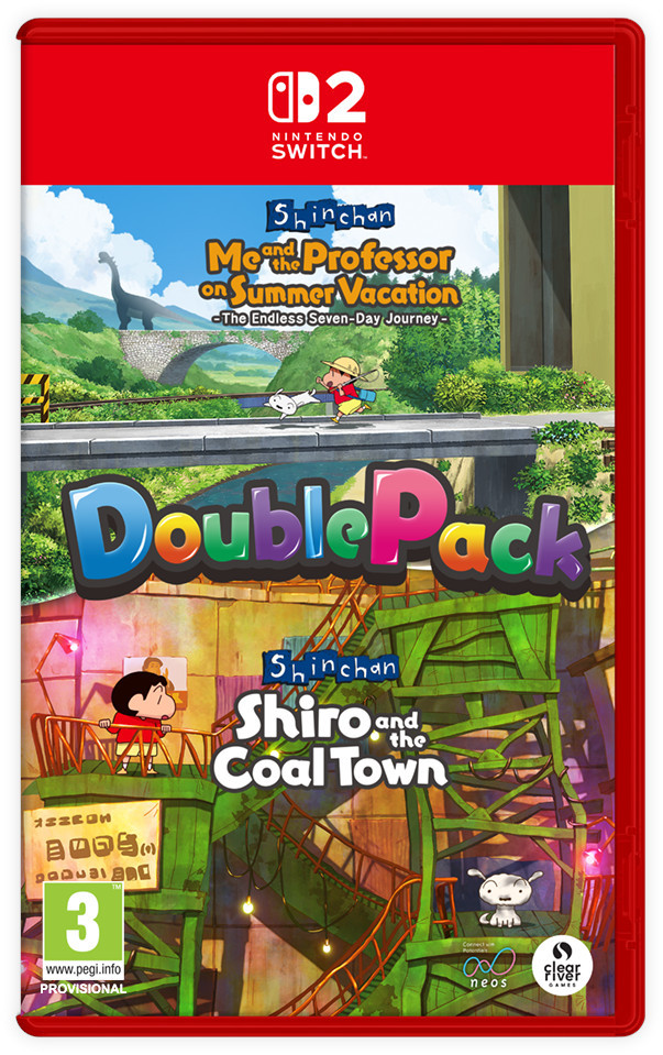 Shin chan Double Pack: Me and the Professor on Summer Vacation & Shiro and the Coal Town
