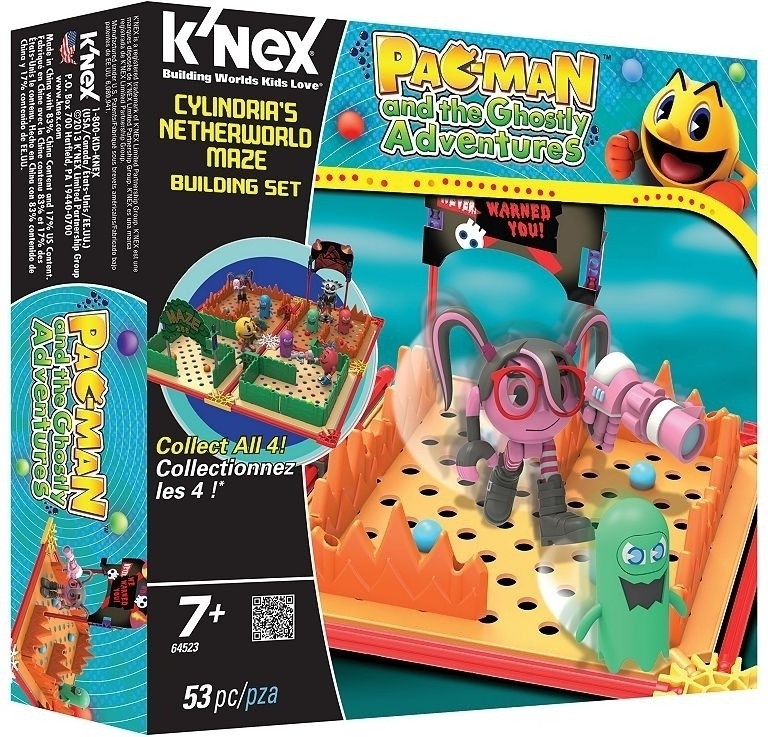 Image of K'NEX Pac-Man: Cylindria's Netherworld Maze Building Set