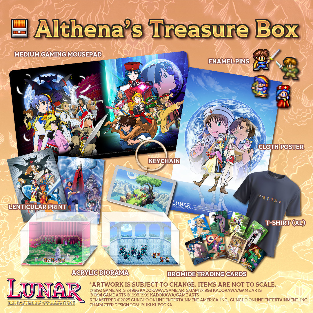 Lunar Remastered Collection Althena's Treasure Box (NO GAME)