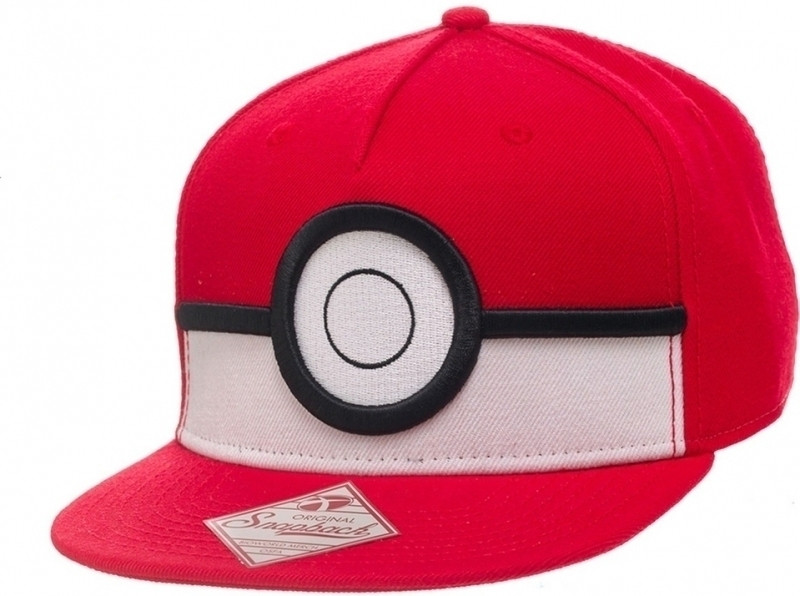 Image of Pokemon - Pokeball Snapback Cap Red