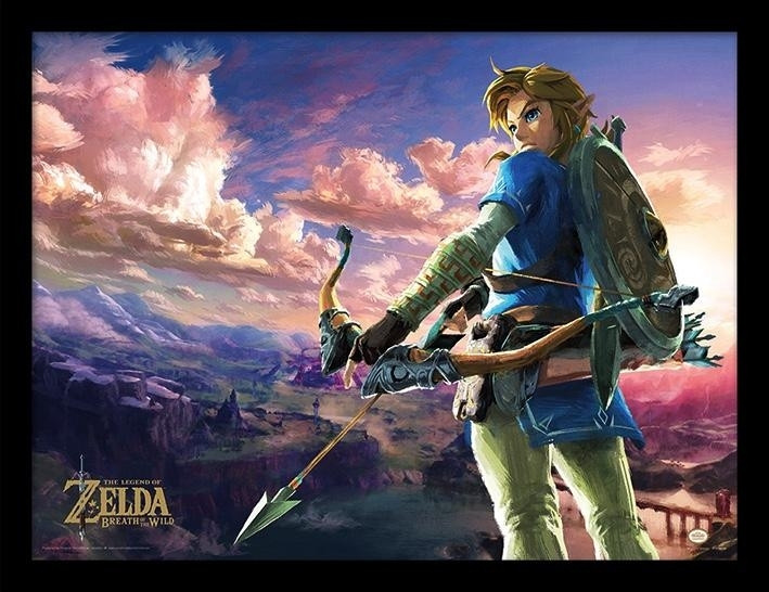 The Legend Of Zelda Breath Of Wild Framed Print Hyrule Scene 30X40Cm pyramid international kopen in de aanbieding The Legend Of Zelda Breath Of Wild Framed Print Hyrule Scene 30X40Cm pyramid international kopen in de aanbieding