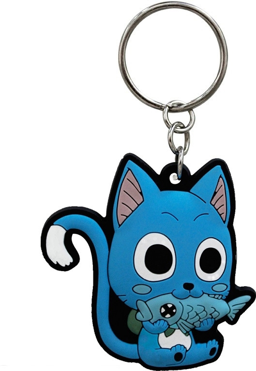 Fairy Tail - Happy Rubber Keychain