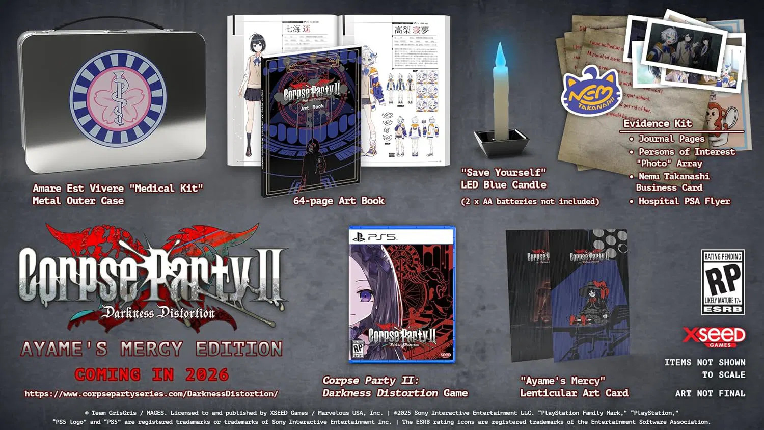 Corpse Party II: Darkness Distortion Ayame's Mercy Edition