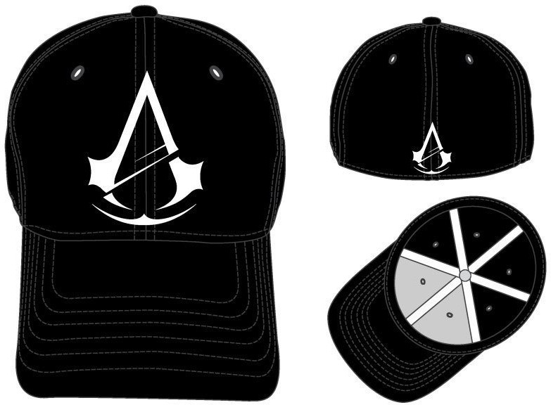 Image of Assassin's Creed Unity - Black Flex Fit Cap with Logo