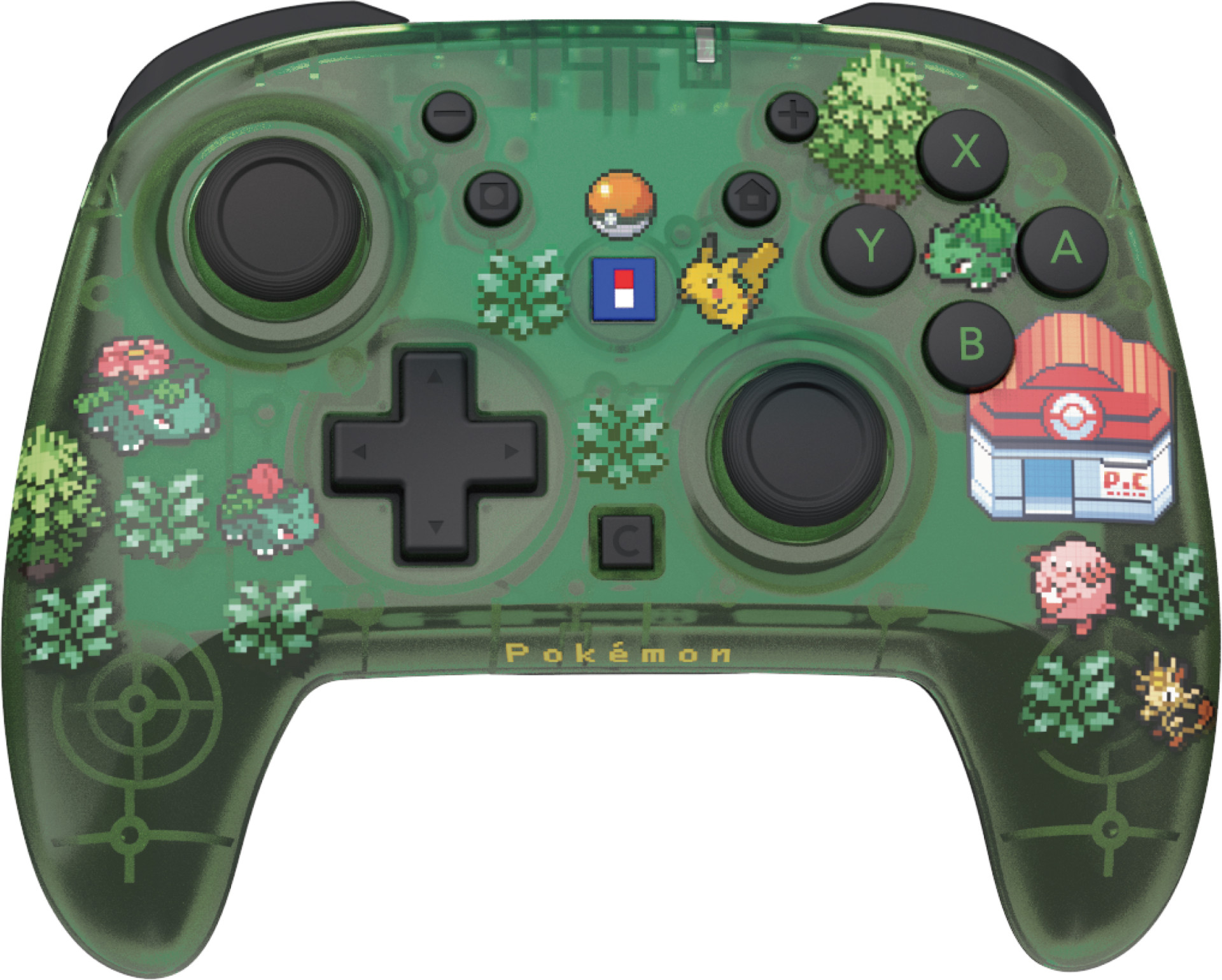 Hori Wireless Horipad Turbo - Pokemon Pixel (Green)