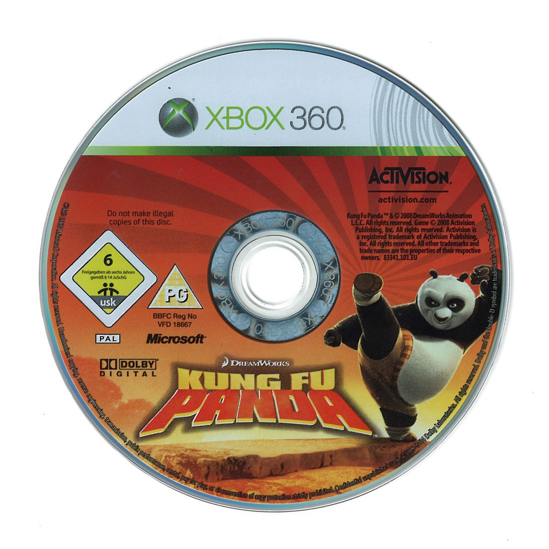 Kung Fu Panda (losse disc)