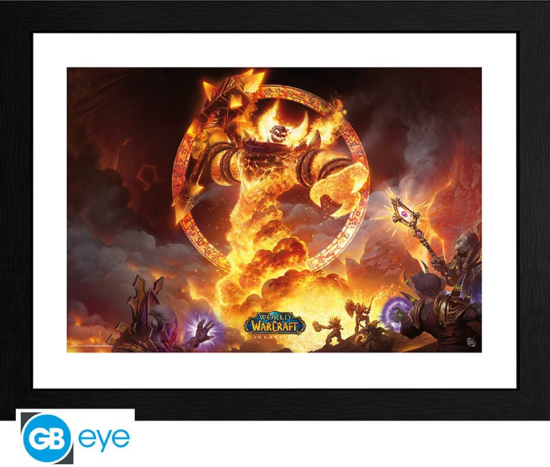 World of Warcraft Framed Print - Ragnaros (30x40cm) afbeelding
