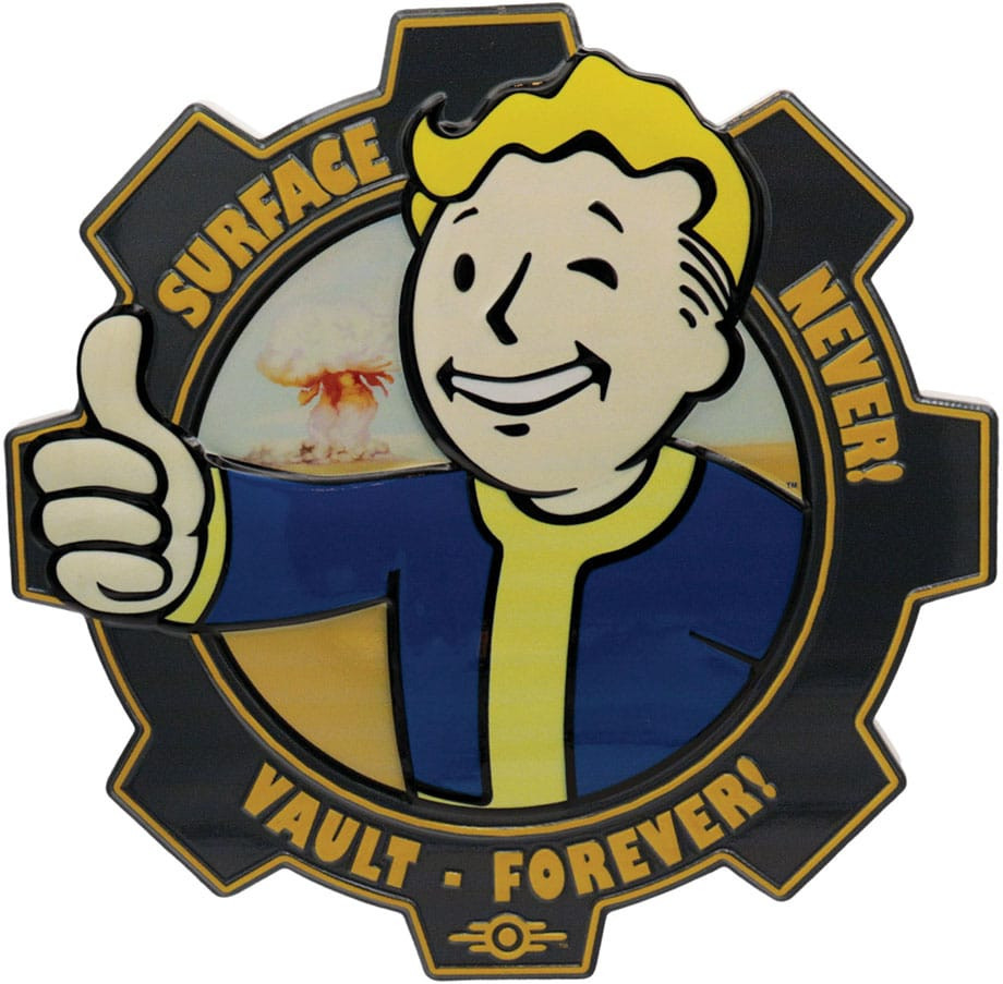 Fallout Resin Plaque - Vault Boy