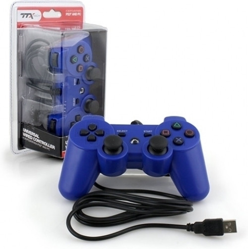 Image of PS3 Wired USB Controller Blue (TTX Tech)