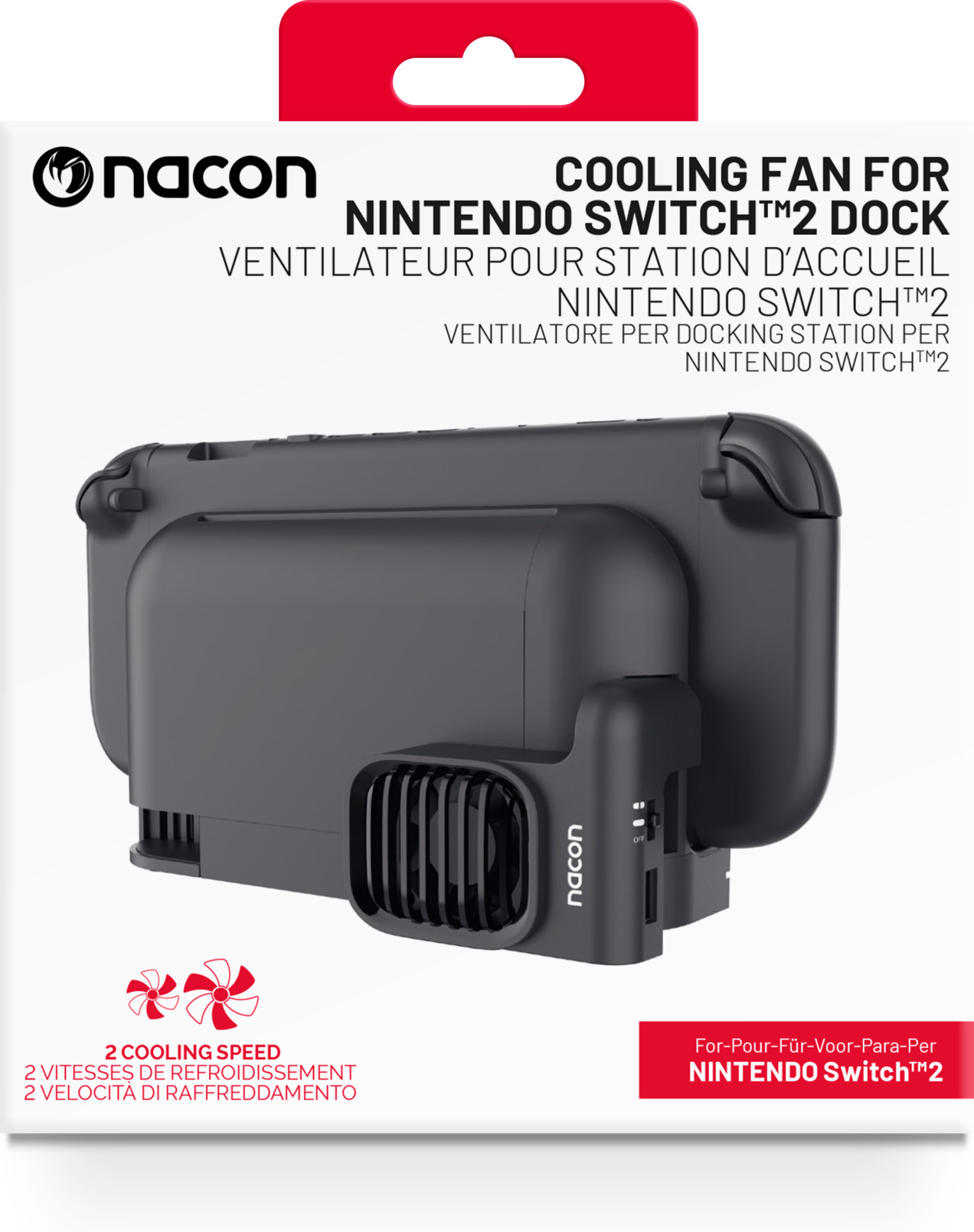 Nacon RGB Cooling Fan for Dock afbeelding