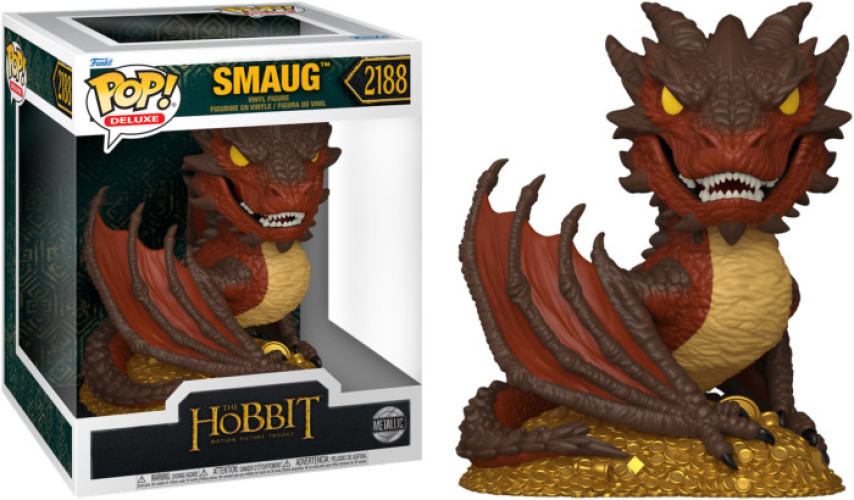 The Hobbit Deluxe Funko Pop Vinyl: Smaug (Metallic) (2188)