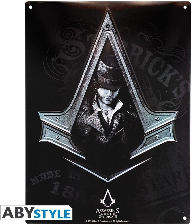Image of Assassin's Creed Metal Plate - Syndicate