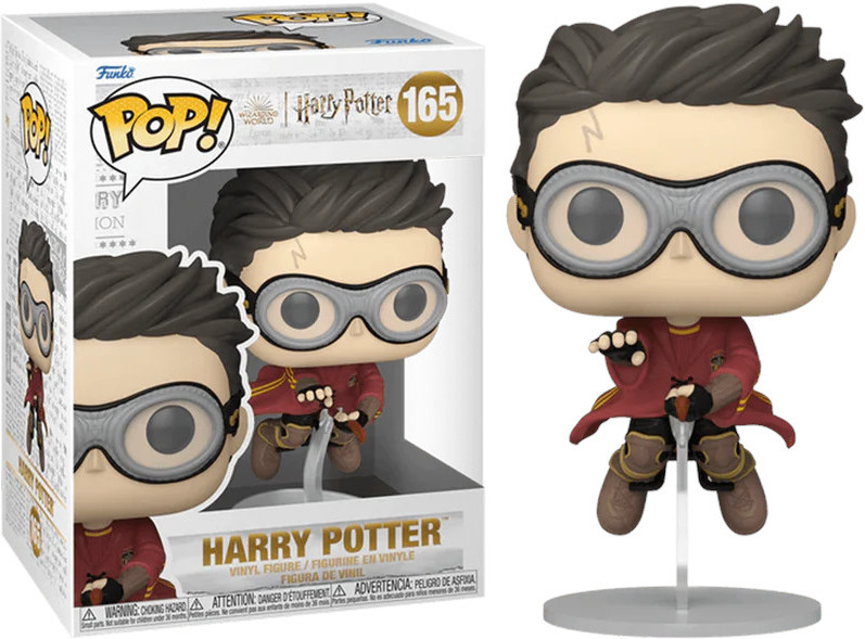 Harry Potter: Prisoner of Azkaban Funko Pop! Vinyl: Harry with Quidditch Broom afbeelding