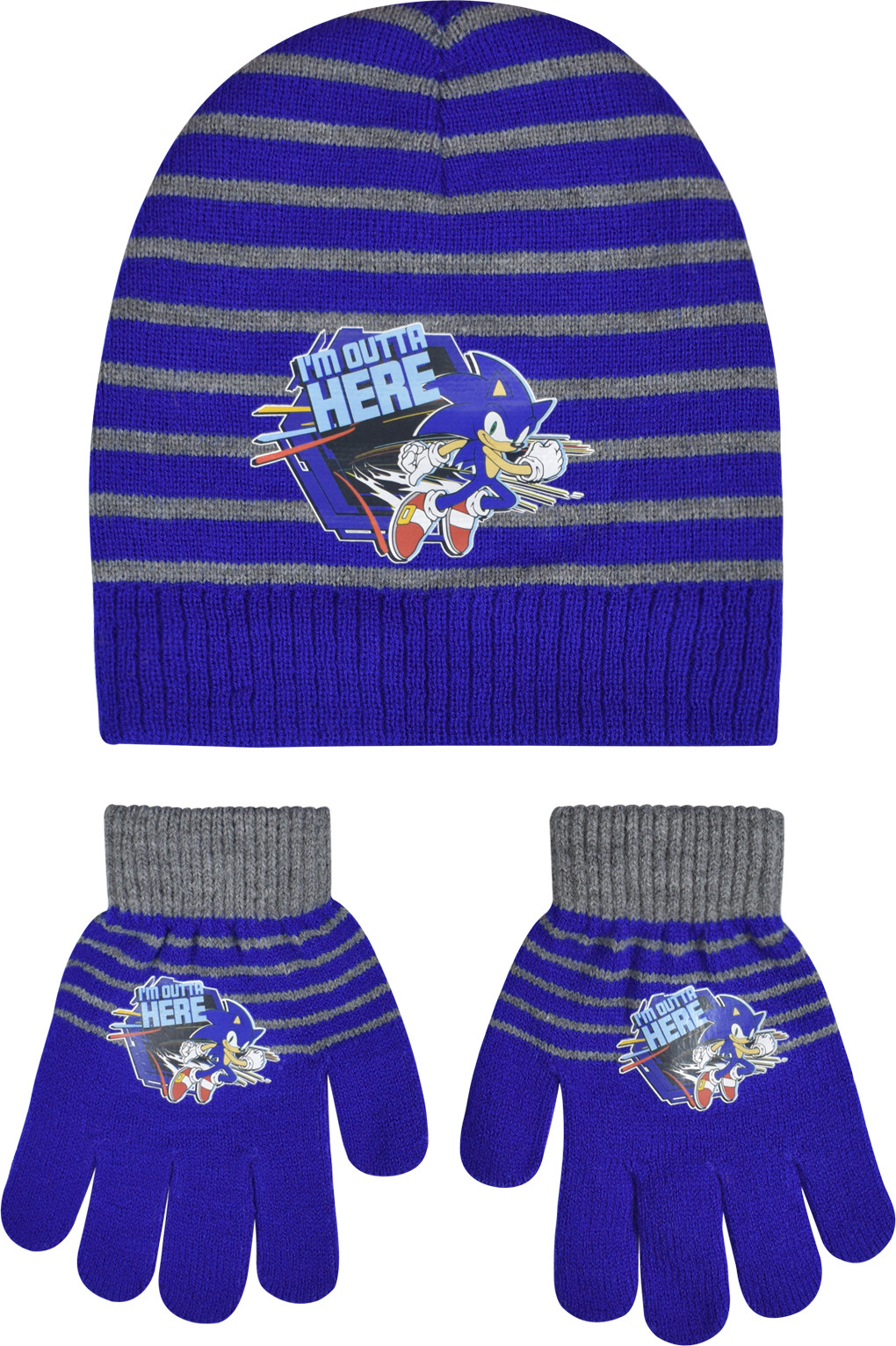 Sonic the Hedgehog - Beanie and Gloves Set afbeelding