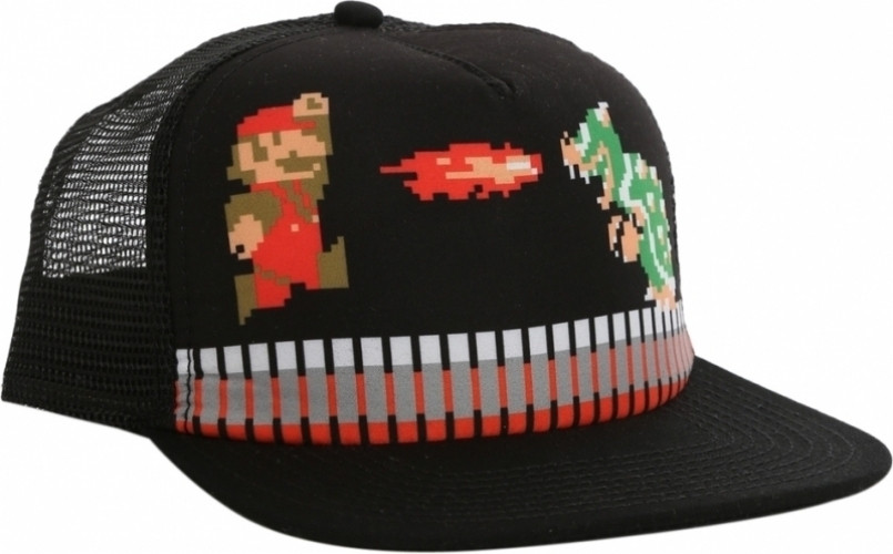 Image of Super Mario Bros 8-Bit Battle Snapback Cap