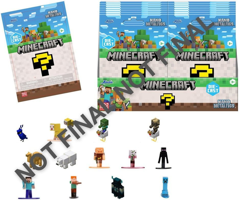 Minecraft Nano Metalfigs Mini Figures Blind Box