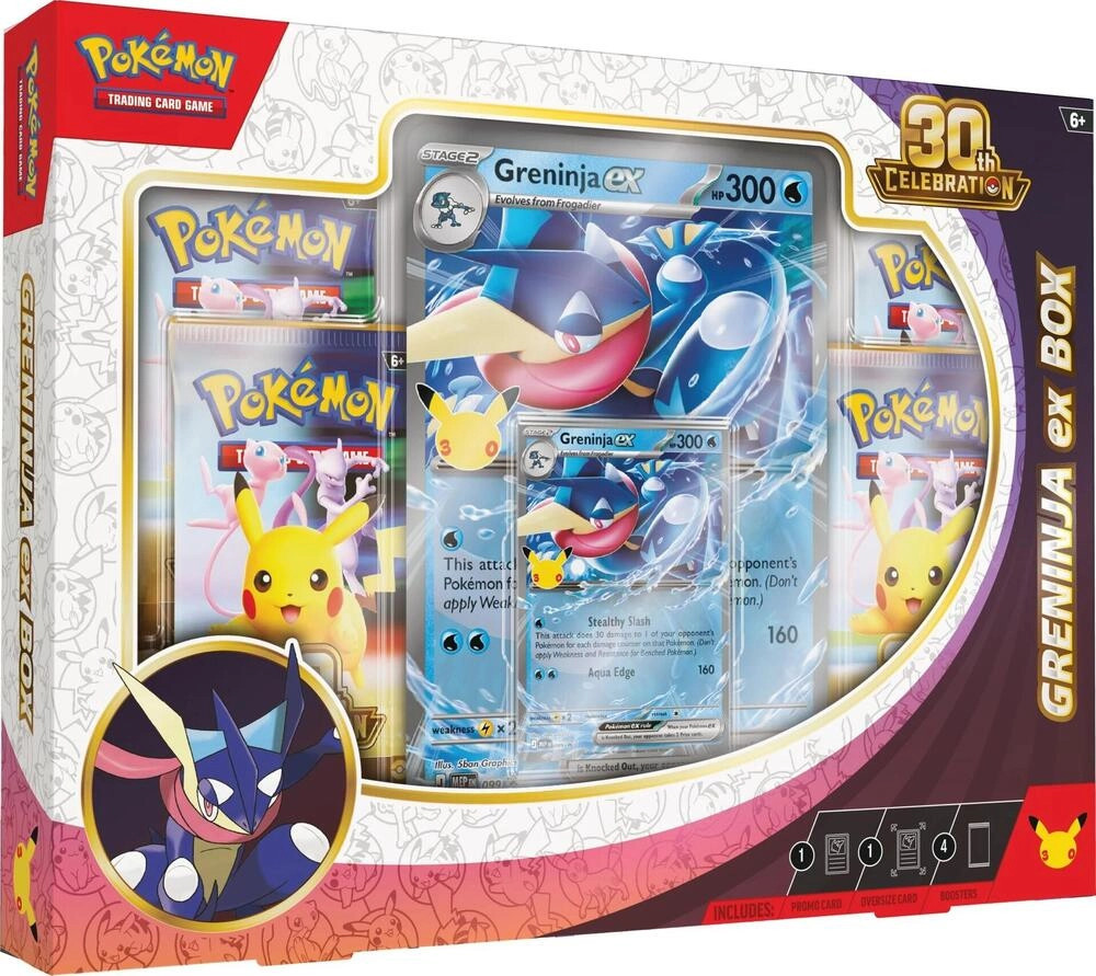 Pokemon TCG 30th Anniversary EX Box - Greninja EX