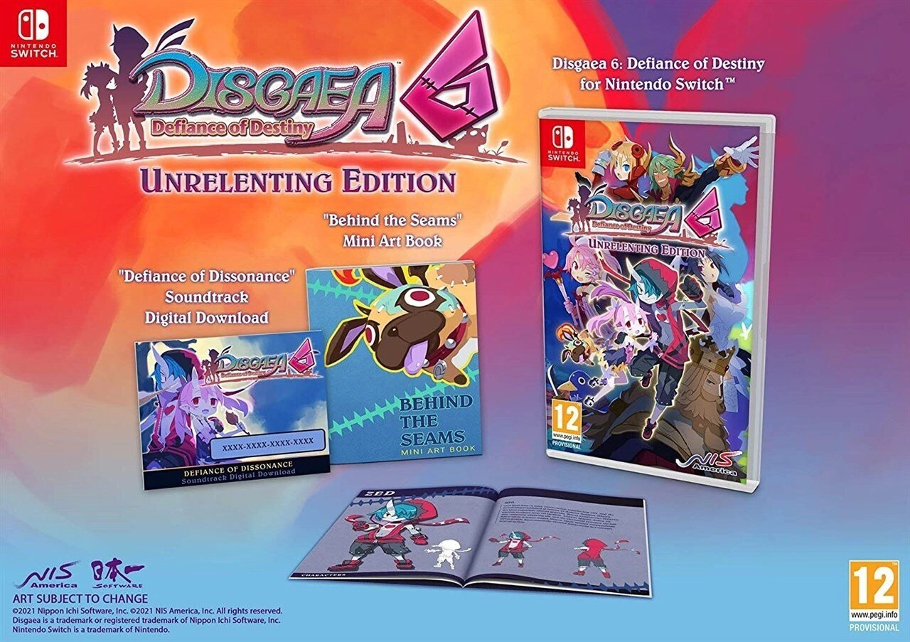 Disgaea 6 Defiance of Destiny Unrelenting Edition (verpakking Frans, game Engels)