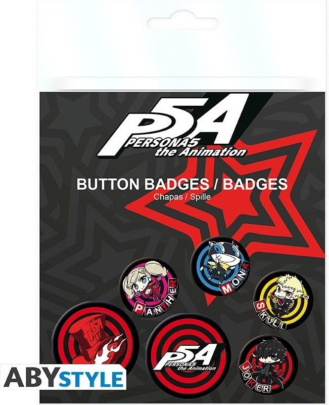 Persona 5 - Phantom Thieves Chibi Badge Pack