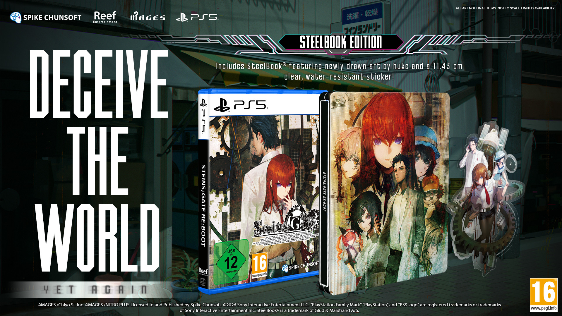 Spike Chunsoft Steins; Gate Re:Boot Steelbook Edition