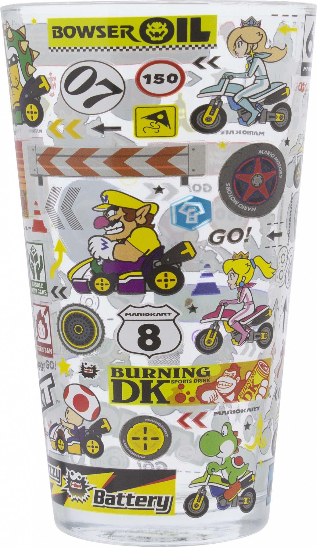 Mario Kart Glass