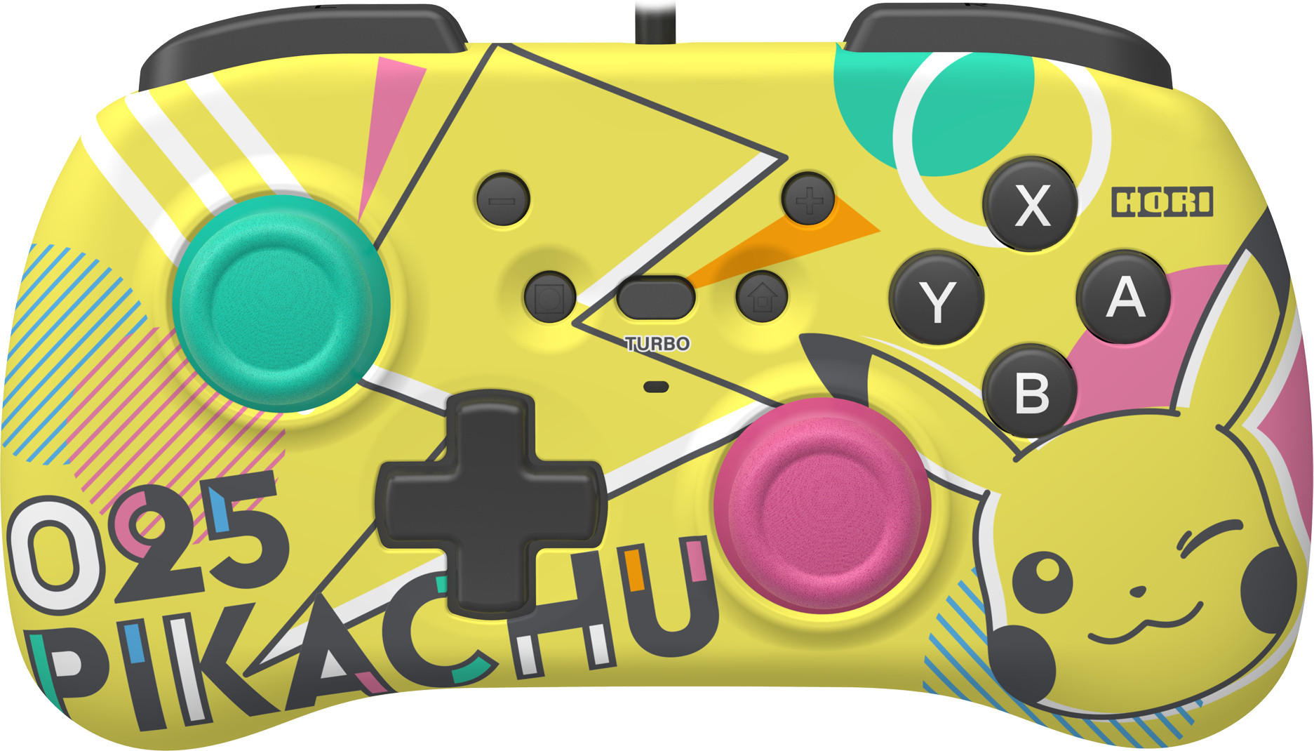 Hori Wired Mini Controller - Pikachu 025