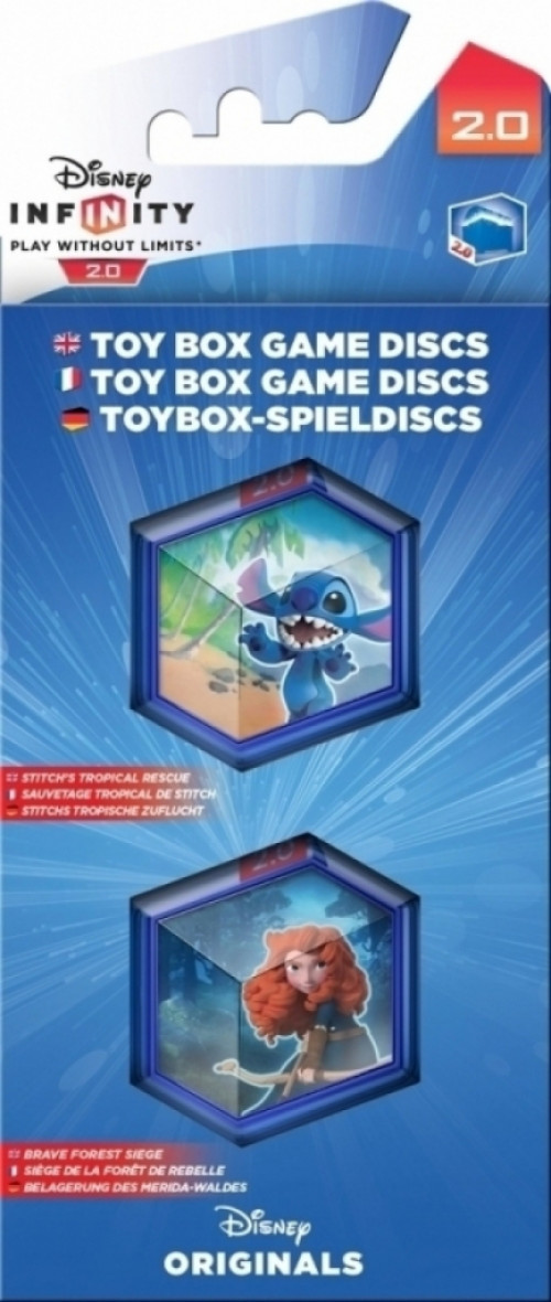 Image of Disney Infinity 2.0 Toy Box Game Discs Disney