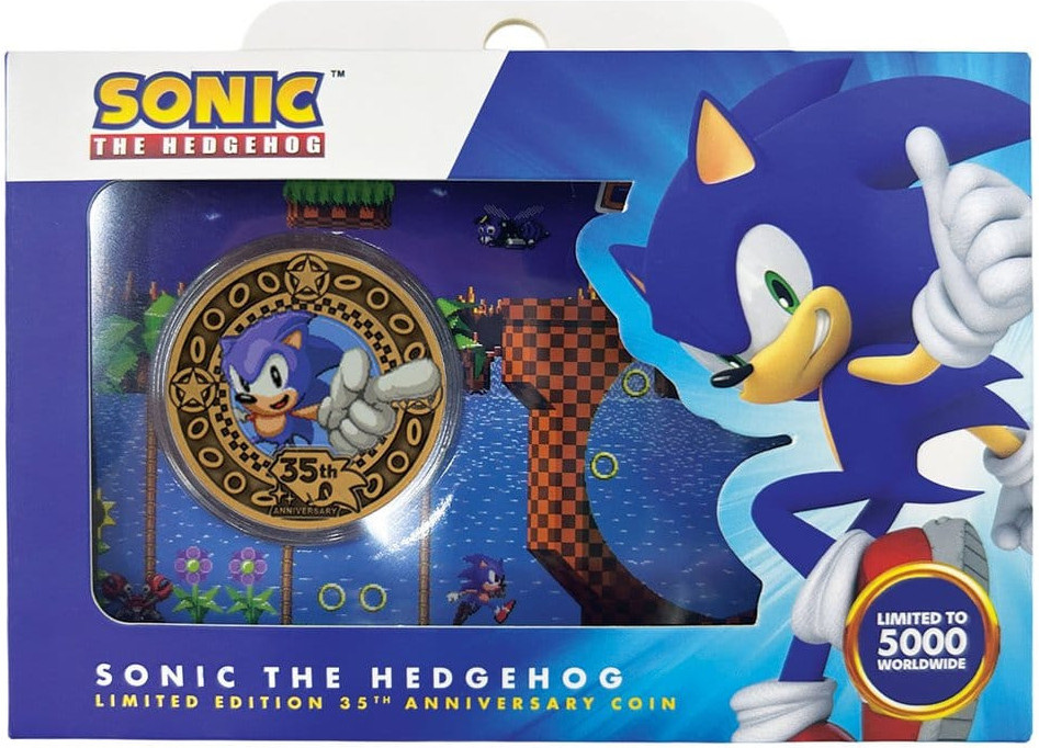 Sonic the Hedgehog Collectable Coin - 35th Anniversary Limited Edition