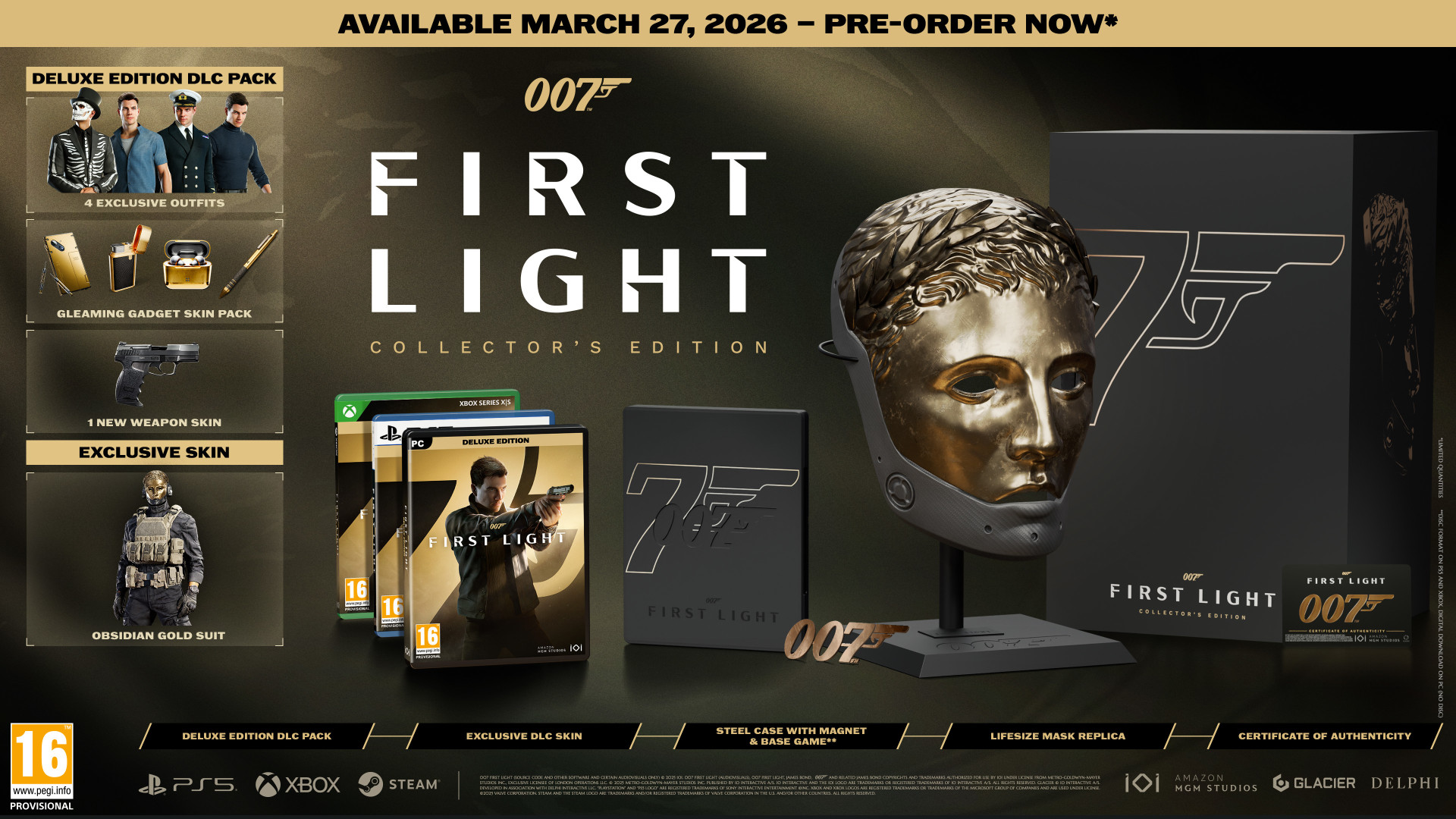 IO Interactive 007 First Light Collector's Edition