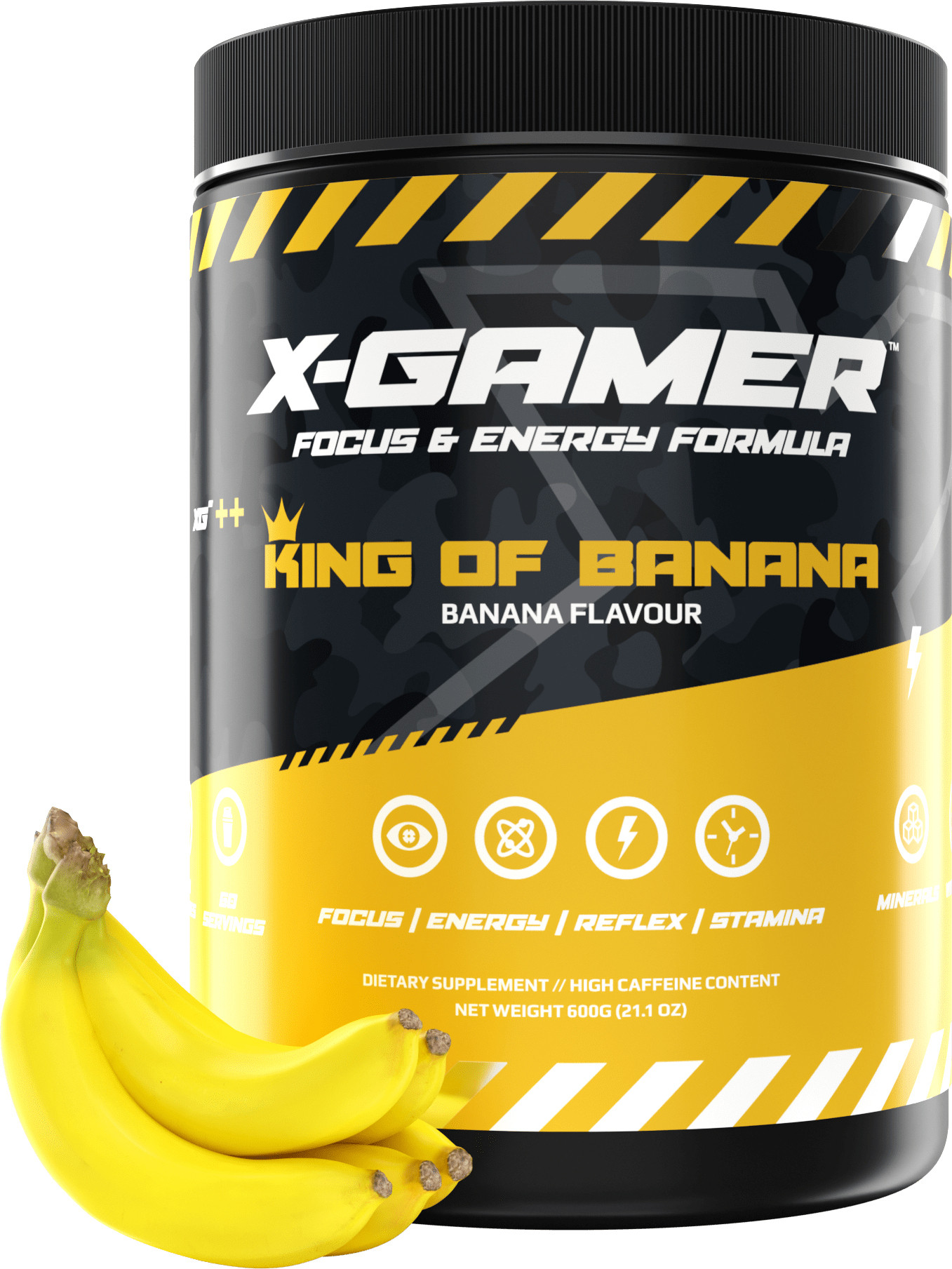 X-Gamer Focus & Energy Formula - King of Banana Tub