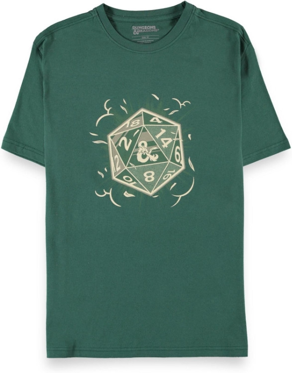 Dungeons And Dragons Heren Tshirt -2XL- Dice Groen