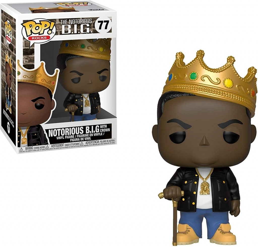 Funko The Notorious Big Pop Vinyl With Crown funko kopen in de aanbieding