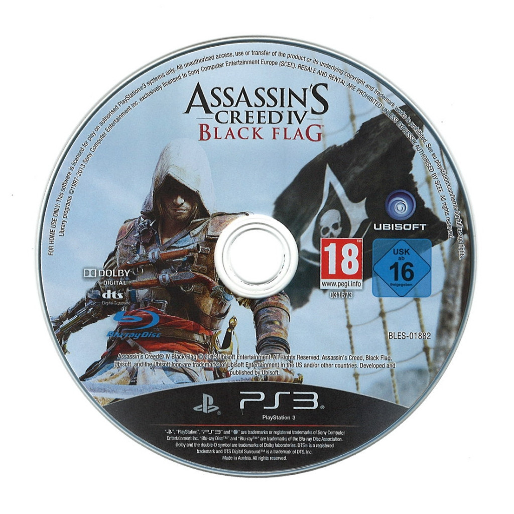 Assassin's Creed 4 Black Flag (losse disc)
