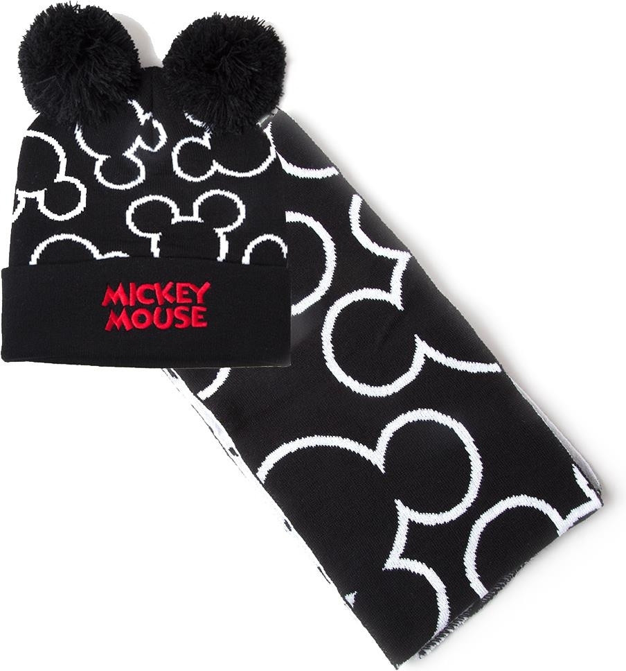 Mickey Mouse - Silhouette Beanie & Scarf Gift Set