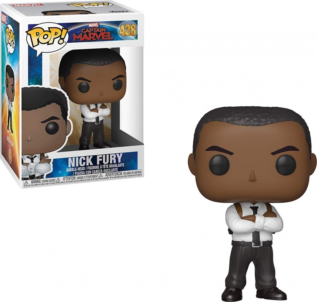 Captain Marvel Pop Vinyl Nick Fury