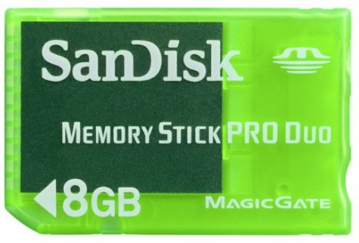 Sandisk 8GB Pro Duo Memory Stick
