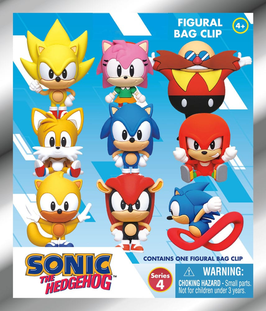 Sonic the Hedgehog 3D Bag Clip Blind Bag - Series 4 afbeelding