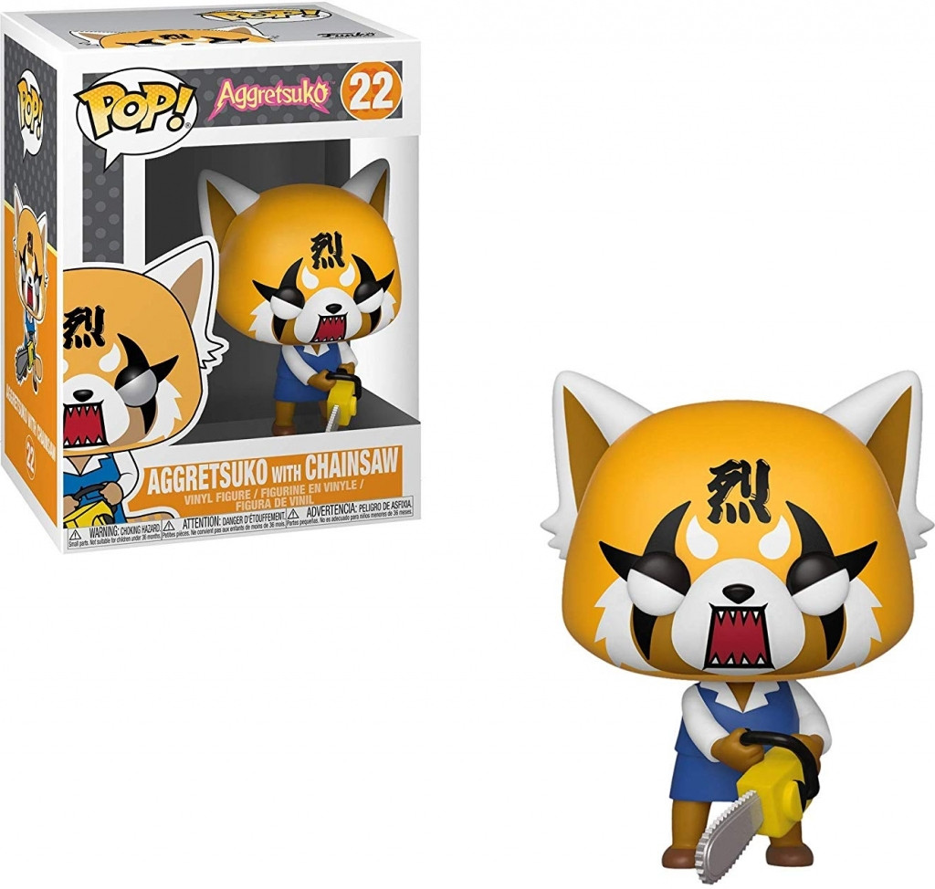 Funko Aggretsuko Pop Vinyl With Chainsaw funko kopen in de aanbieding