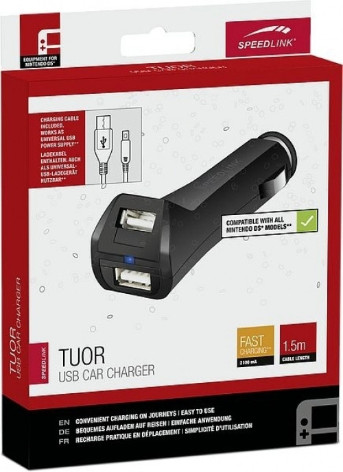 Speedlink Tuor USB Car Charger (Zwart)