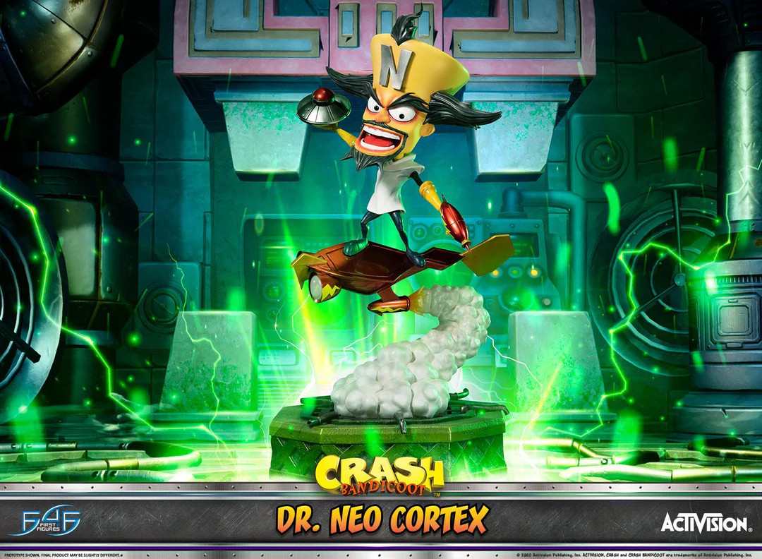 First 4 Figures Crash Bandicoot Resin Statue - Dr. Neo Cortex ()