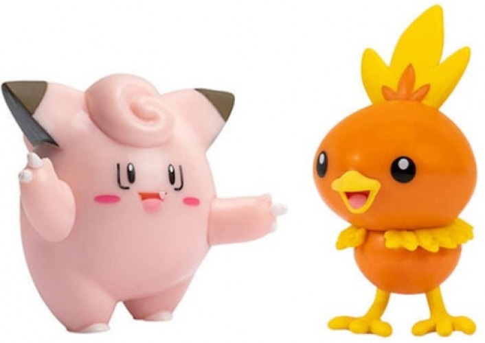 Pokémon - Battle Figure Pack - Verzamel Item - Torchic & Clefairy