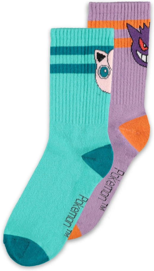 POKEMON - Vibrant - Pack of 2 pairs of Sport socks (T35-38)